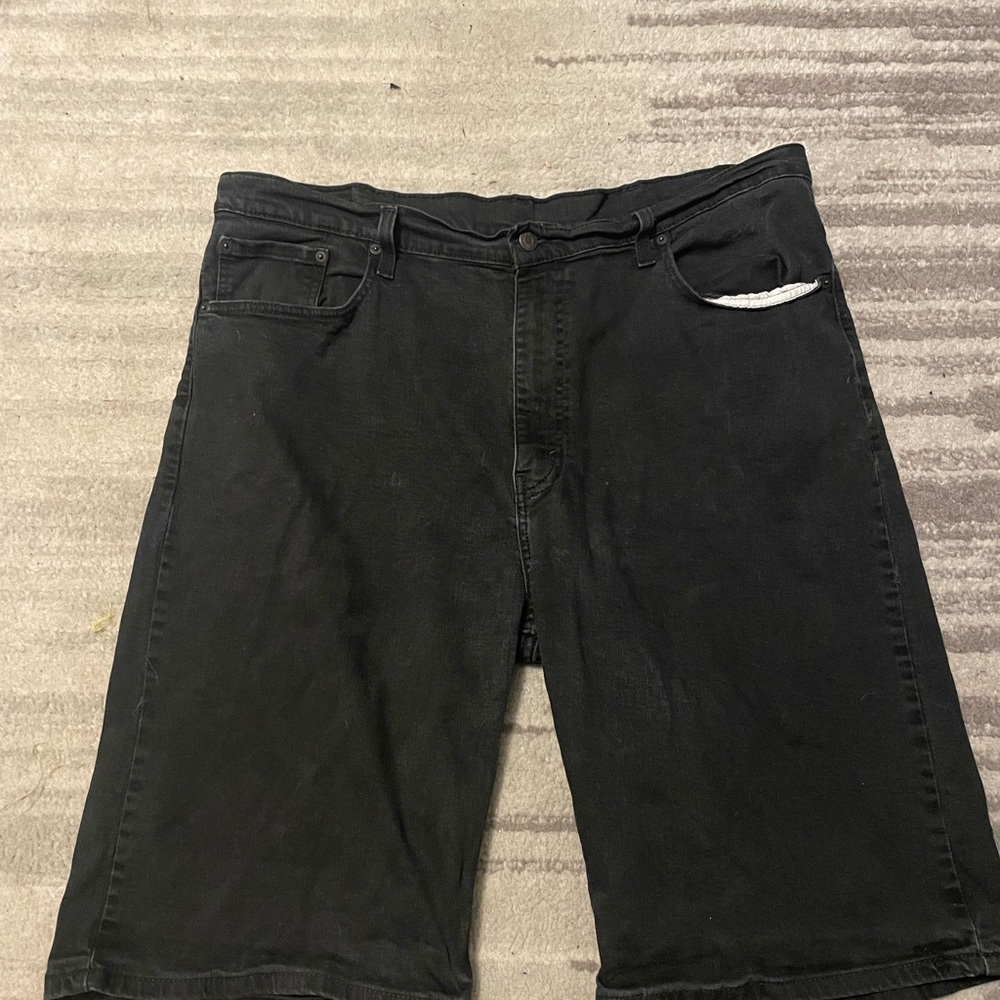 faded black jorts